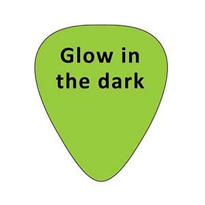 Glow in the dark guitar picks - Custom